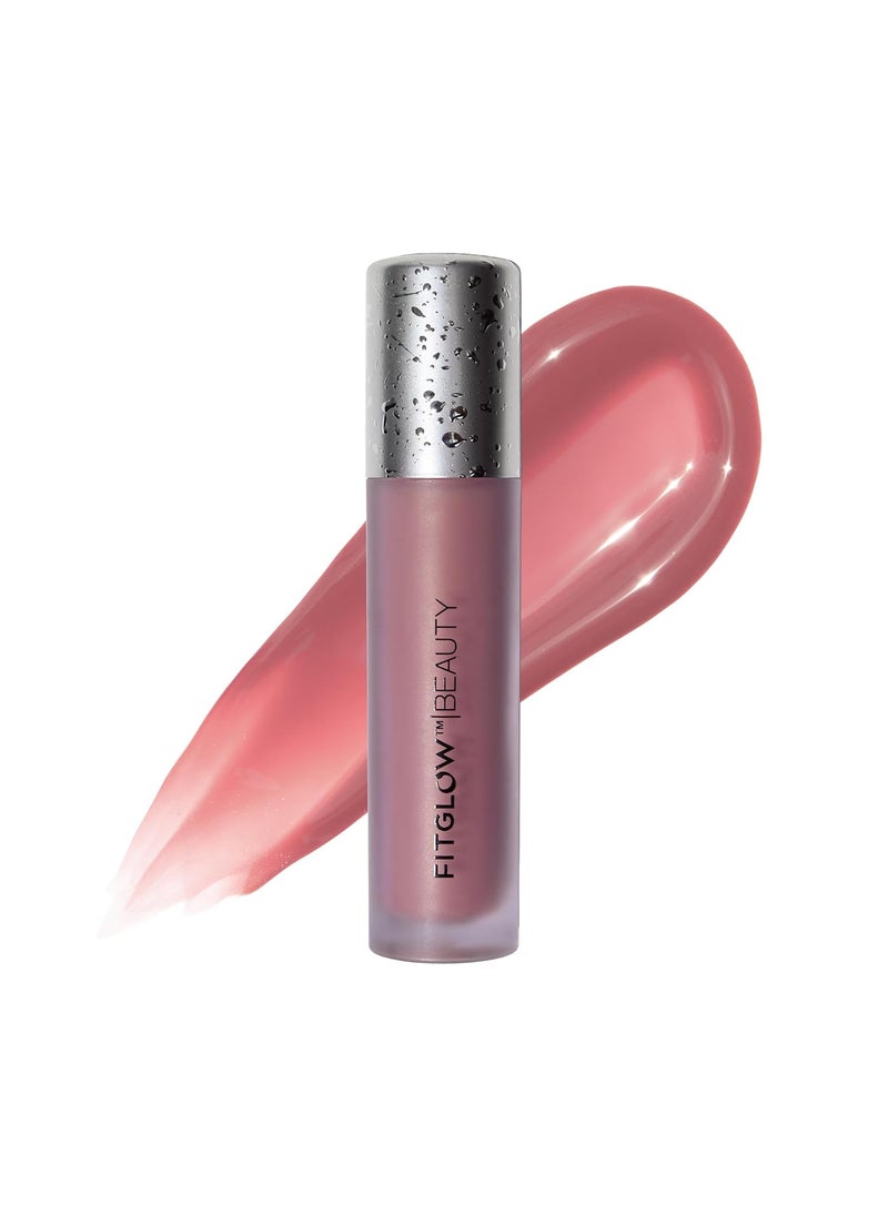 FITGLOW Beauty  Lip Color Serum  Vegan WomanOwned Clean Beauty Nudie  Pink Nude