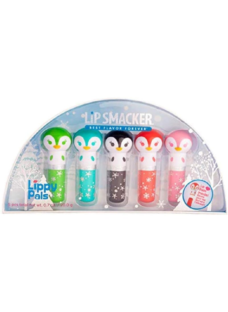 LIPPY PAL Lip Balm Set Keep Lips Feeling Soft  Smooth with This Set of 5 Adorable PenguinShaped Lip balms This MultiFlavor Holiday Pack Delivers a moisturizing Soft Shine Perfect as a Gift