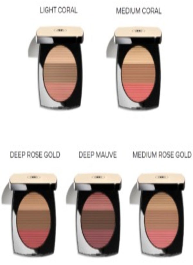 CHANEL Les Beiges Healthy Glow Sun-Kissed Face Powder in Light Coral, 15g – Illuminating Bronzer & Blush for a Natural, Radiant Complexion