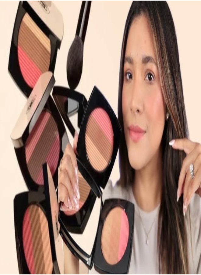 CHANEL Les Beiges Healthy Glow Sun-Kissed Face Powder in Light Coral, 15g – Illuminating Bronzer & Blush for a Natural, Radiant Complexion