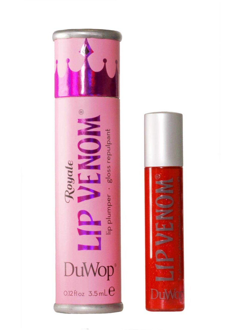 DuWop Lip Venom Lip Plumping Balm  Venom Royale with Red Tint