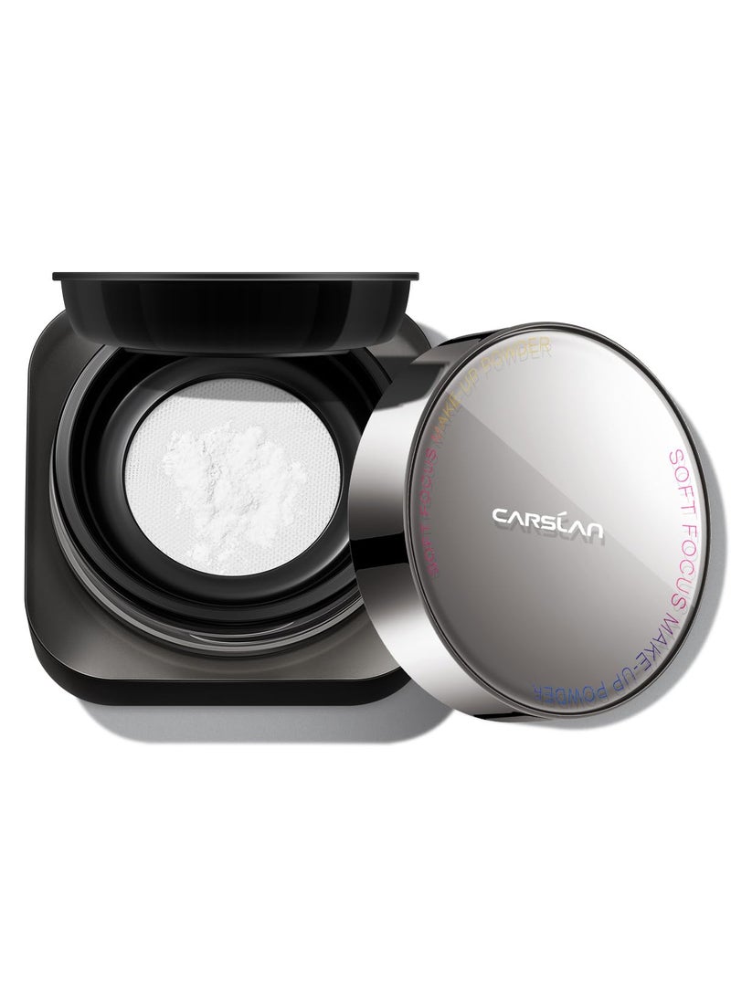 Soft Focus Loose Setting Powder Waterproof Matte Oil Control Shine Free TalcFree Face Powder Makeup 24H Longwear Finishing Powder 02 Translucent For Oily