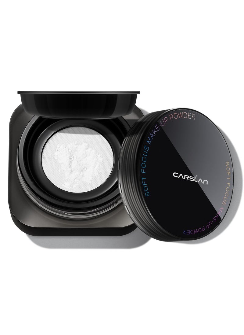 Soft Focus Loose Setting Powder Waterproof Matte Oil Control Shine Free TalcFree Face Powder Makeup 24H Longwear Finishing Powder 01 Translucent For Dry