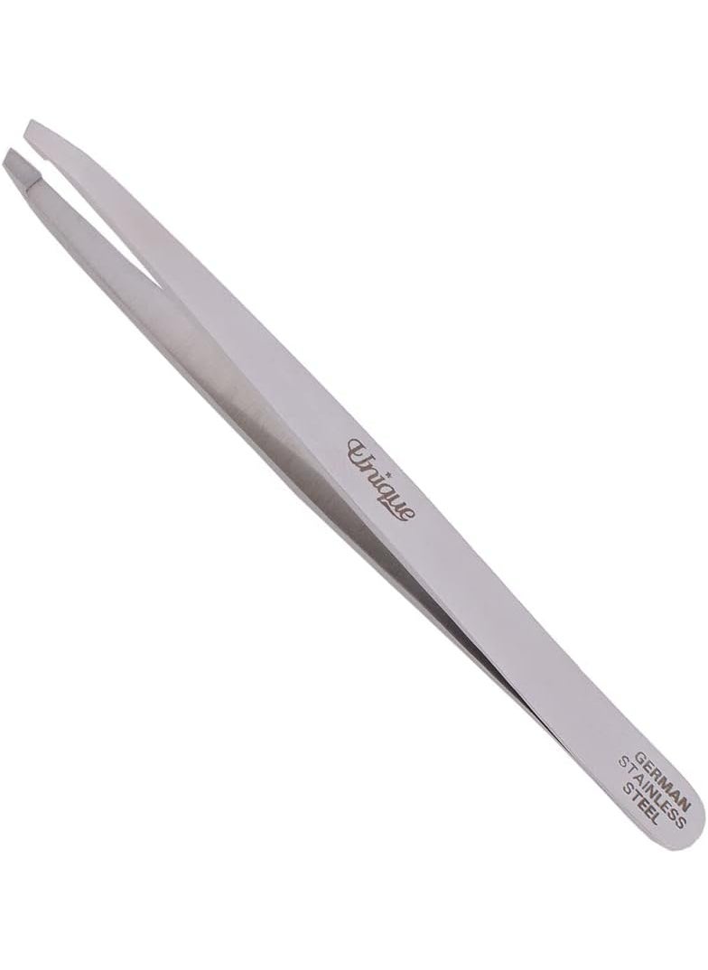 Tweezers  Eyebrow Flat Square Tip Tweezer  Facial Hair Removal German Stainless Steel  By The Unique Edge