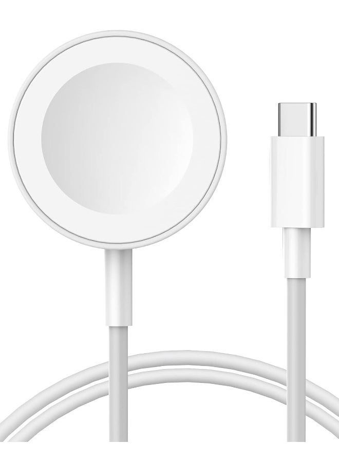 Keloray Watch Charger for iWatch USB-C Cable 3.3 ft Wireless Magnetic Wireless Charging Cable Cord Compatible with Apple Watch Charger Series 8/7/6/5/4/3/2/1/SE
