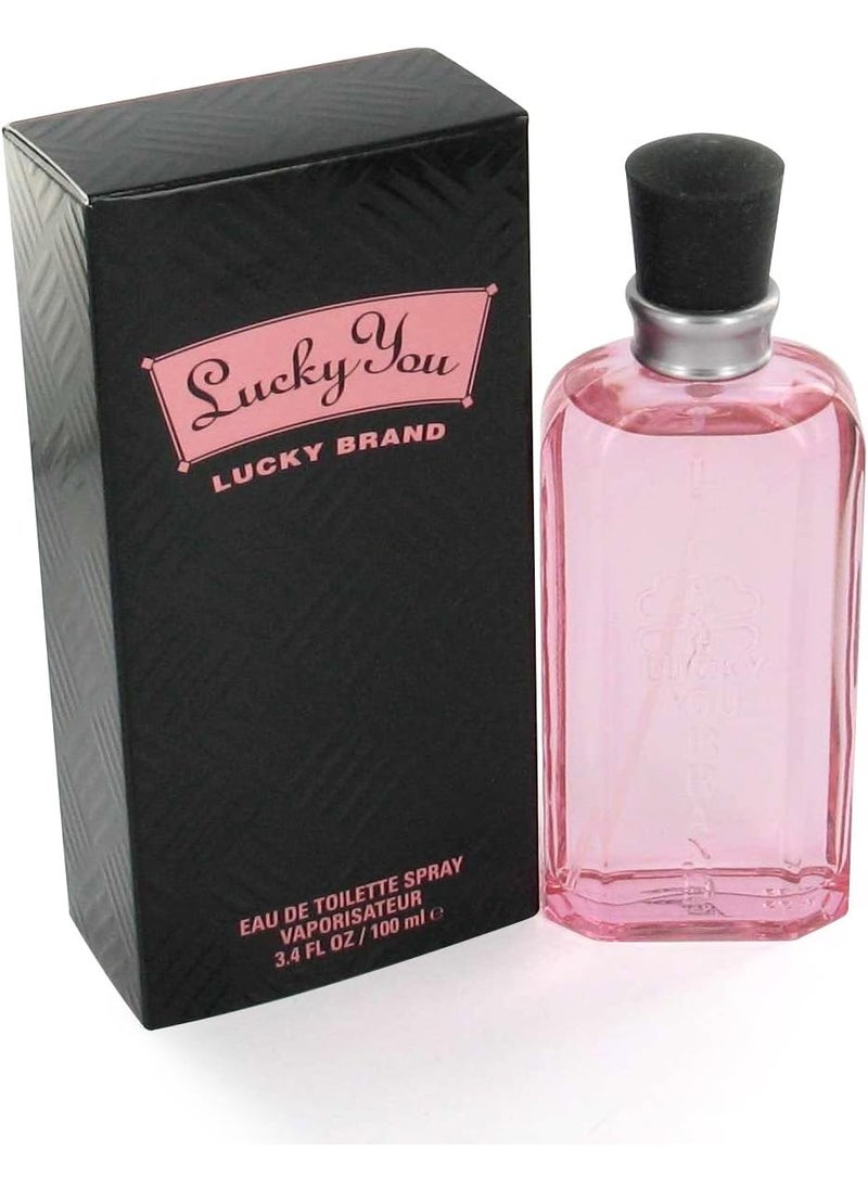 Lucky You by LIZ CLAIBORNE for WOMEN 34 oz Eau De Toilette Spray Pink