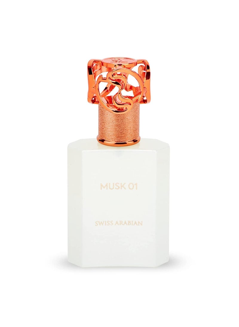 Musk 01  Arabian Perfumes for Women and Men  Long Lasting Perfume  Spicy Floral Musk Perfume  Seductive Signature Aroma  17 oz