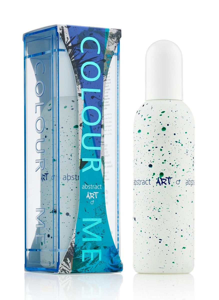MiltonLloyd Colour Me Abstract Art  Eau de Parfum  Long Lasting Perfume for Men  Patchouli Sandalwood Cologne for Men  Woody Fragrances  3 oz