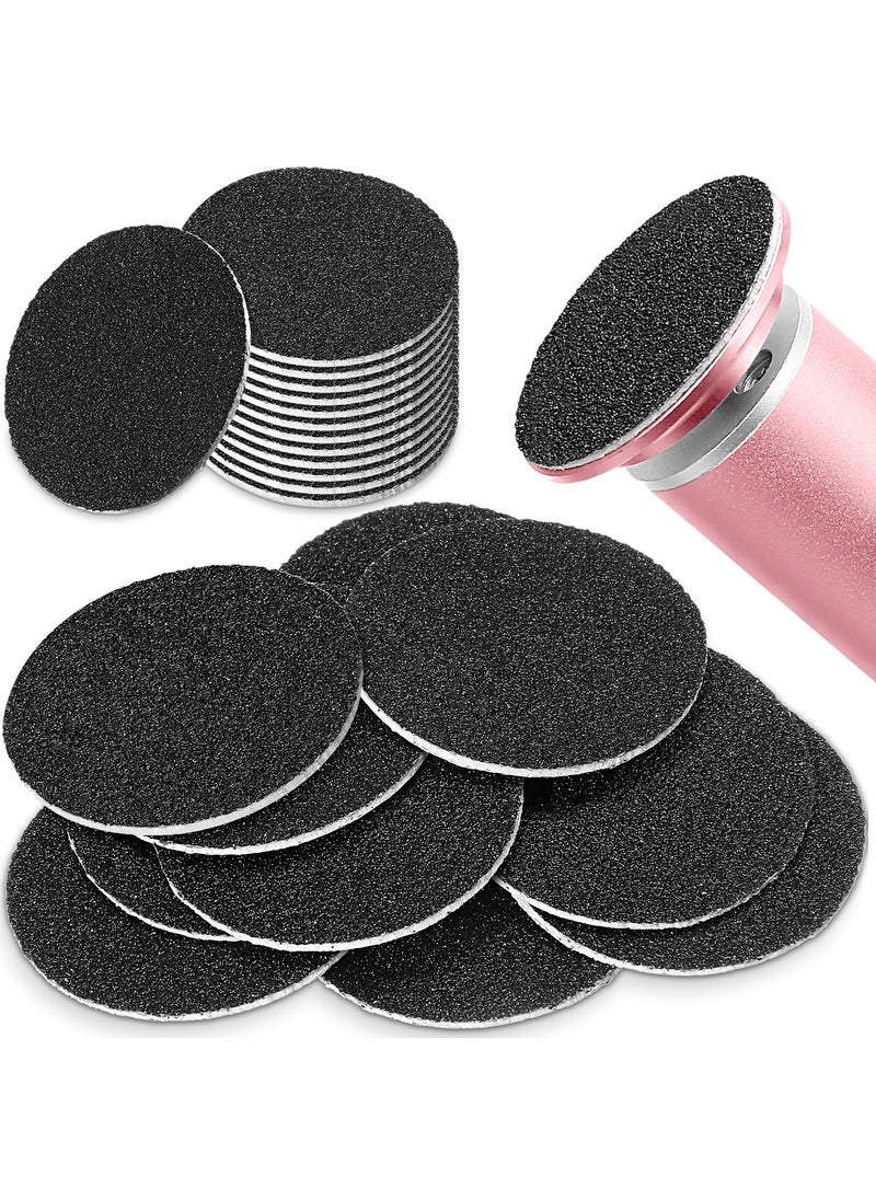 120 Pieces Replacement Sandpaper Discs for Electric Foot File Adjustable Speed Callus Remover Tool Sandpaper Pad Disks Replaceable for Men Women Dead Cracked Hard Skin