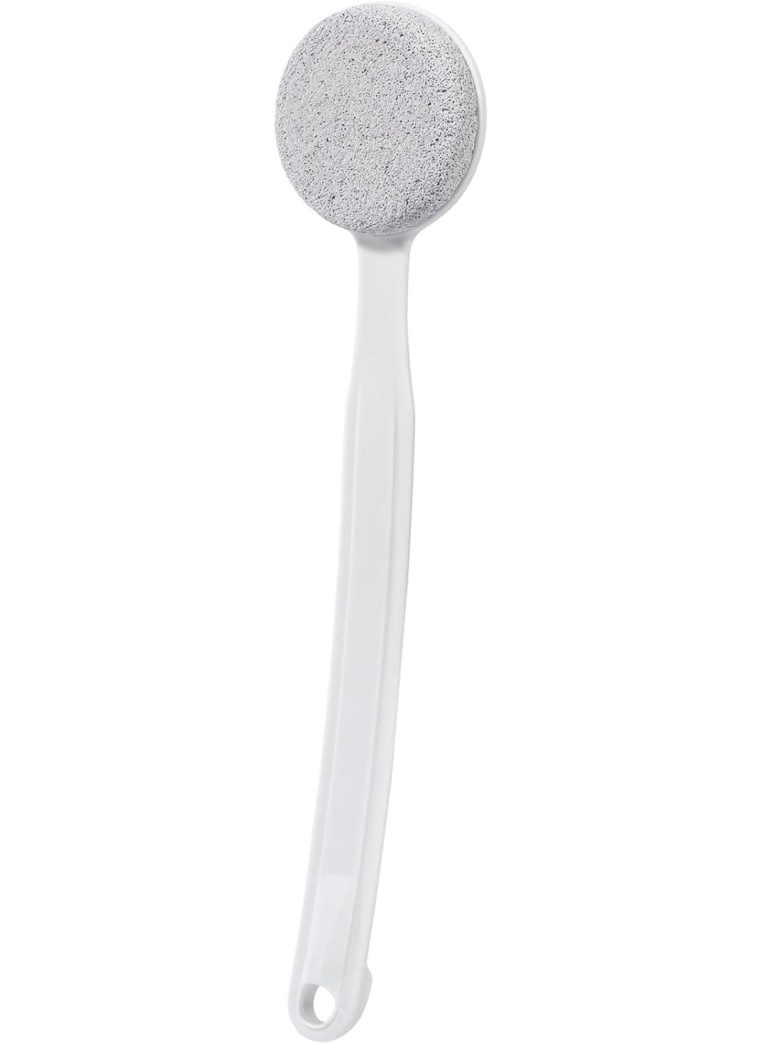 Pumice Stone for Feet with Long Handle 137 Hard Skin Callus Remover Scrubber and Exfoliator for Dead Dry Skin Softer  Smoother Feet Pedicure Tool Curved