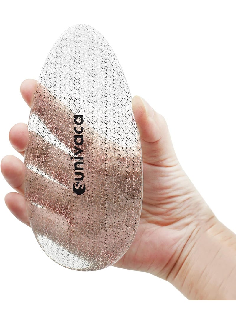 Glass Foot File Callus Remover for Feet Heel Scraper Pumice Stone Diabetic Feet Scrubber Dead Skin Remover for Feet Professional Pedicure Tools