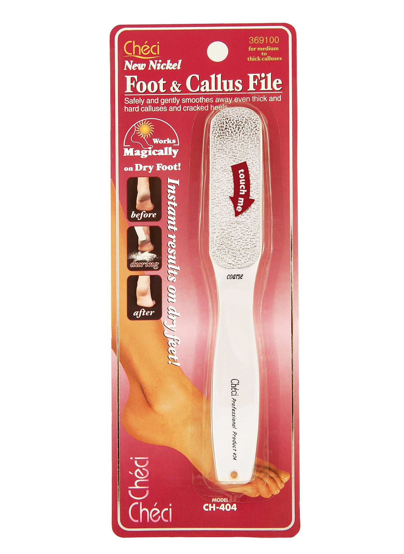 Checi Beige Coarse Foot File CH-404CI