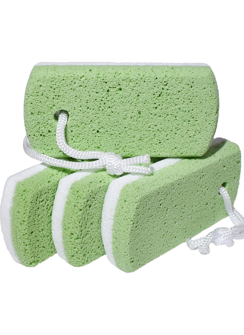 Dr Entres Pumice Stone for Feet 4 Pack Callus Remover Dead Skin Scraper Exfoliator for Scrubber Use Pedicure Tools Cracked Heels Foot Care