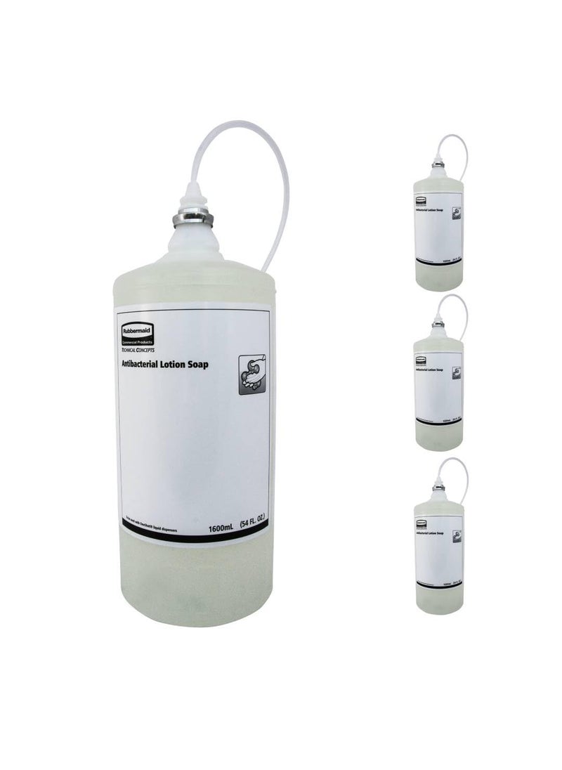 Rubbermaid Commercial One Shot Antibacterial Enriched Lotion Soap Refill Floral 800 Ml 4carton
