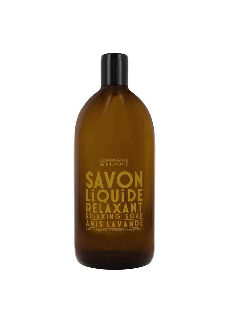 Compagnie de Provence Savon de Marseille Apothicare Liquid Soap Anise Lavender 338 fl oz Plastic Bottle Refill