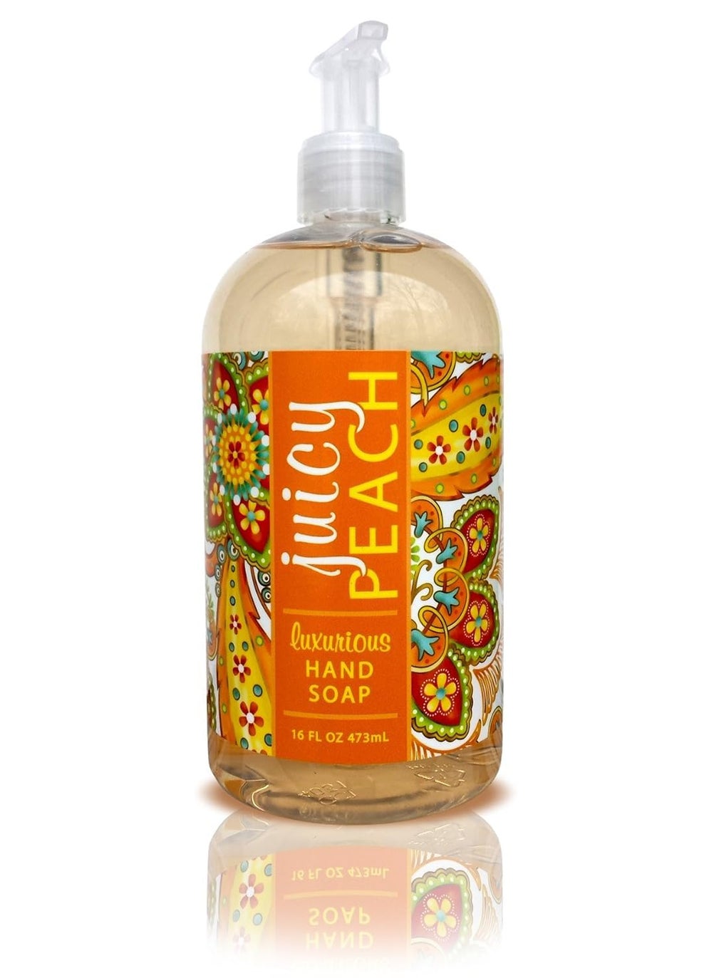 Greenwich Bay Trading Co Scented Liquid Hand Soap in Beautiful Packaging  16 Ounce Bottle Juicy Peach