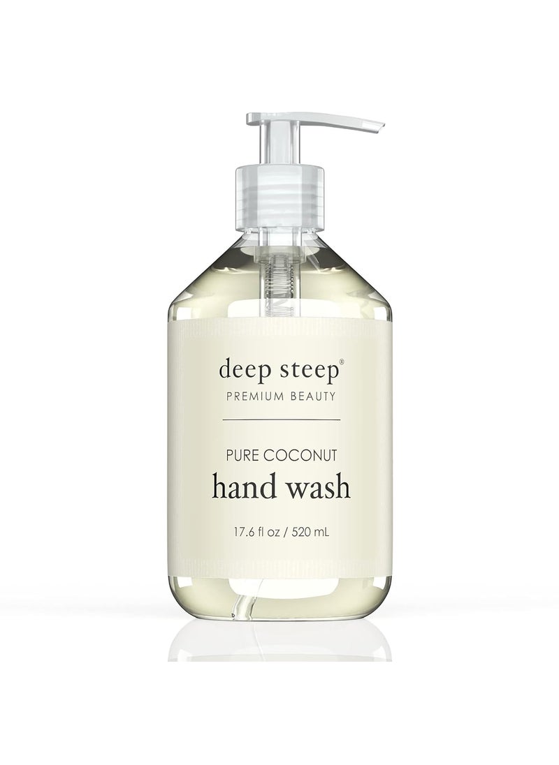 Deep Steep Liquid Hand Wash 176 Ounces Pure Coconut