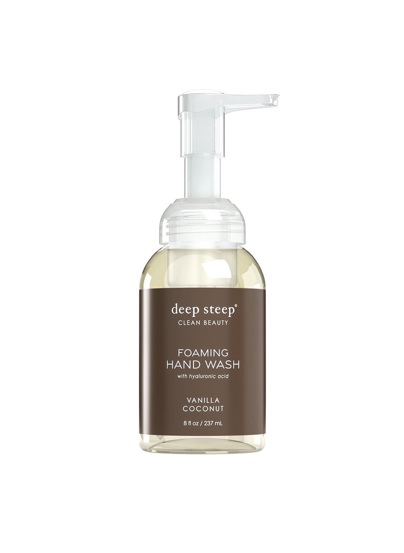Deep Steep Foaming Hand Wash 8oz Vanilla Coconut