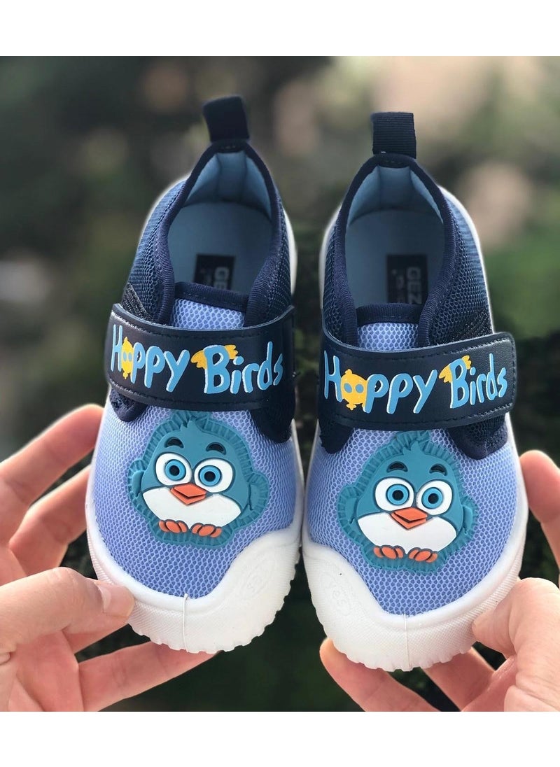 Boy's Home and School Nursery Shoes, Non-slip Sole Nursery, Home and School Shoes