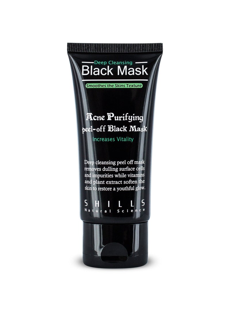 SHILLS Blackhead Removes Blemishes Purifyies Cleanses Skin Activated Charcoal 50 ml