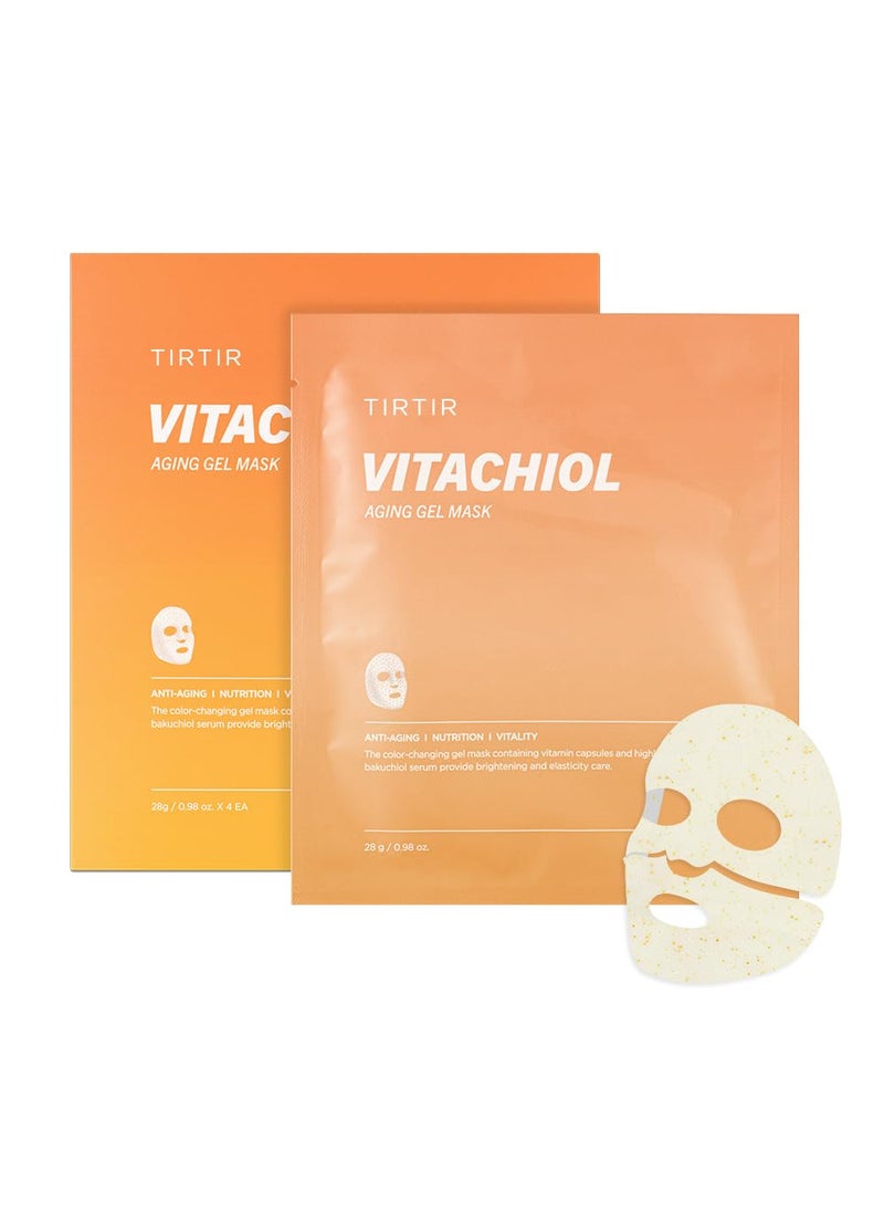 TIRTIR Vitachiol Aging Gel Mask 28g 098 oz x 4ea