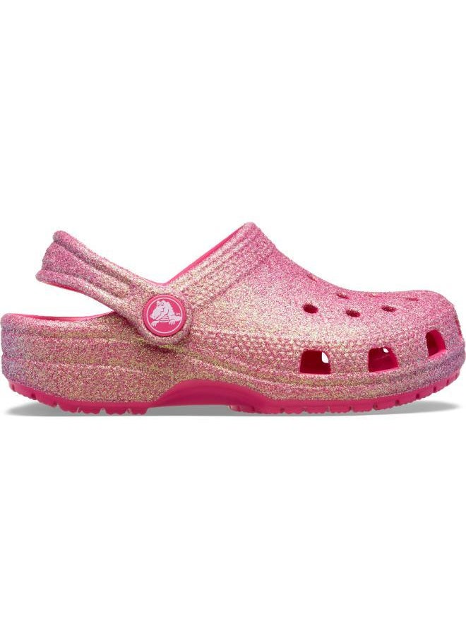 Toddlers Classic Iridescent Glitter Clog