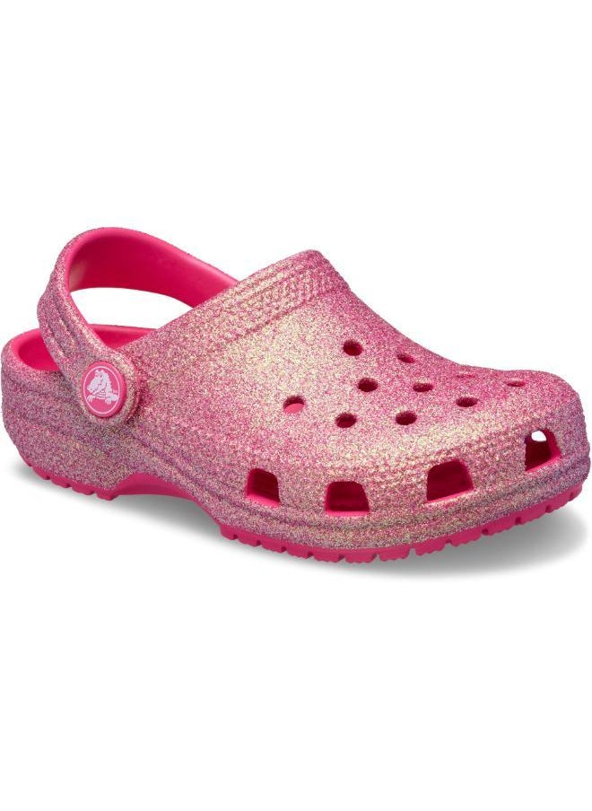 Toddlers Classic Iridescent Glitter Clog