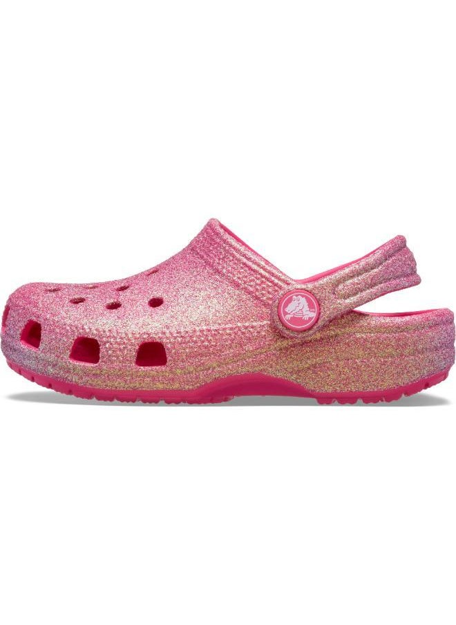 Toddlers Classic Iridescent Glitter Clog