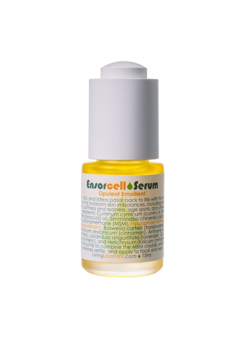 Living Libations  Organic Rejuvenating Ensorcell Face Serum  Natural PlantBased Clean Beauty 5 fl oz  15 ml