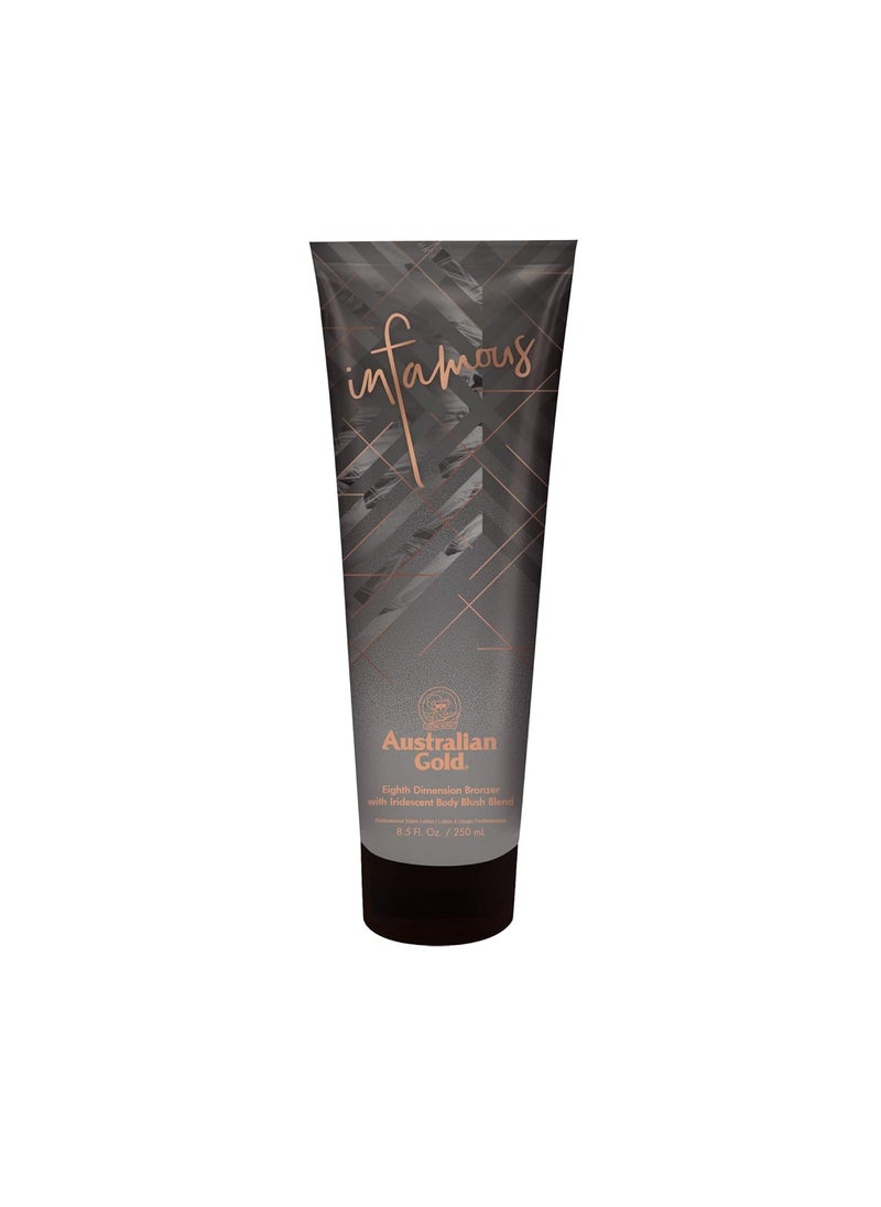 Australian Gold Infamous Eight Dimension Bronzer Tanning Lotion 85 oz