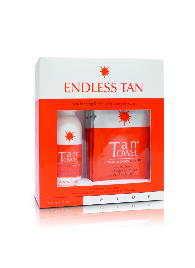 Tan Towel Endless Tan Self-Tanning Kit - 6 Piece Set