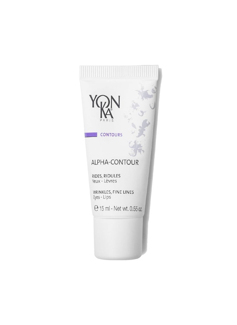 YonKa AlphaContour Eye and Lip Cream 15ml AntiWrinkle Regenerating Contour Creme Naturally Soften Signs of Aging with Botanical Oil Blends and Fruit Acids All Skin Types ParabenFree