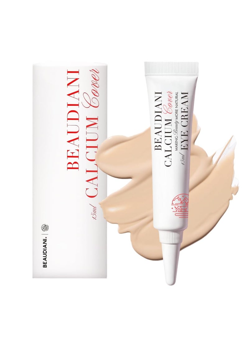 Calcium cover eye cream for dark circles  puffiness Korean eye cream daily wrinkle cream anti aging skin care treatment for women and men 15ml
