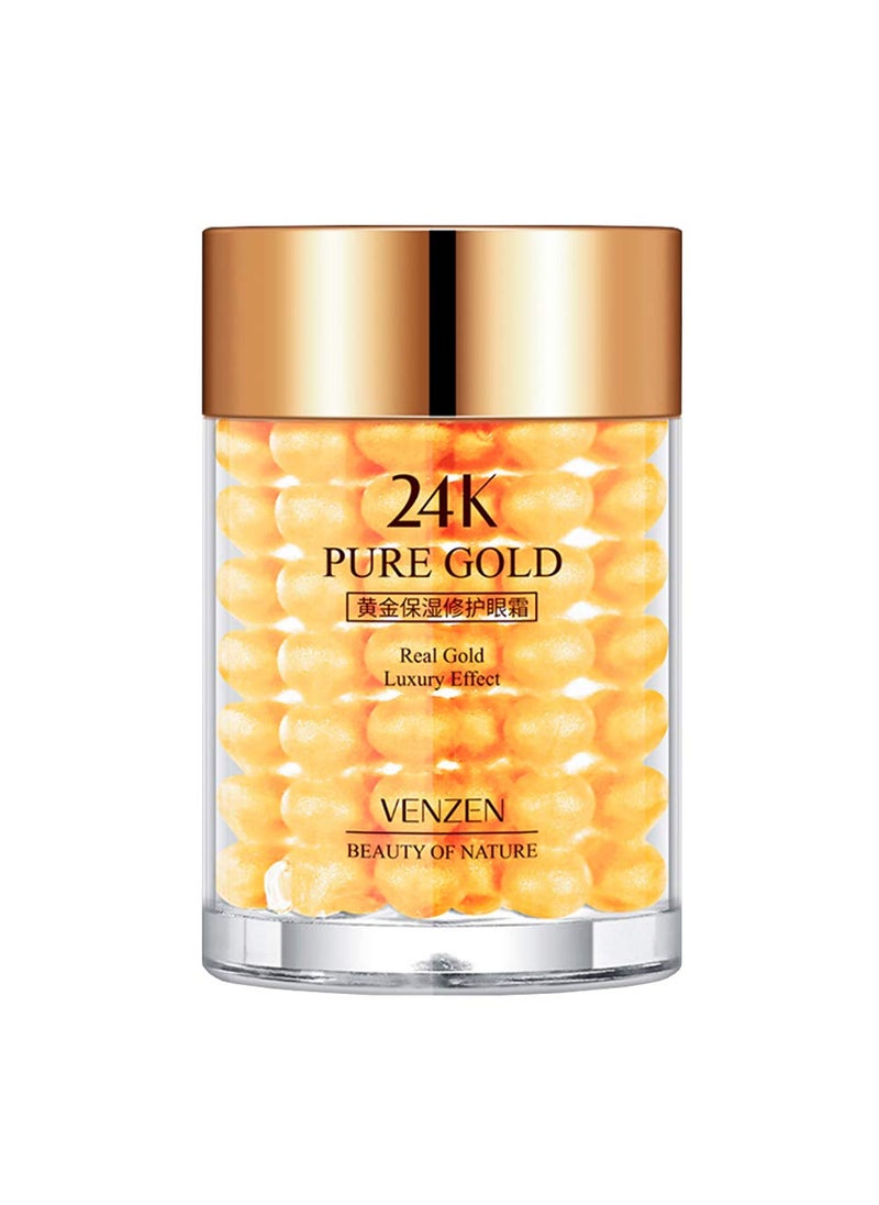 VENZEN Pure 24K Gold Eye Cream Real Luxury Effect Beauty Of Nature Nourishment Hydrating 30g