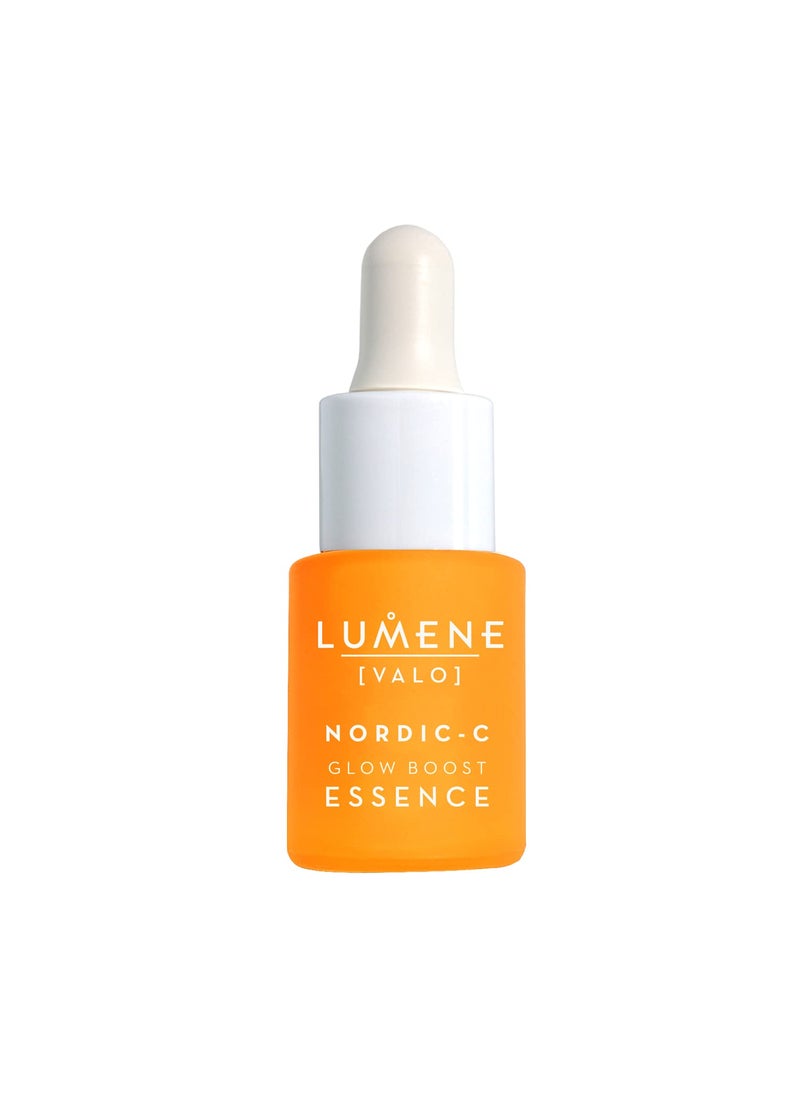 Lumene Valo NordicC Glow Boost Essence  Hydrating  Brightening Serum with Vitamin C Hyaluronic Acid  Arctic Cloudberry for Visibly Radiant Skin  Vegan  Works for All Skin Types 05 fl oz