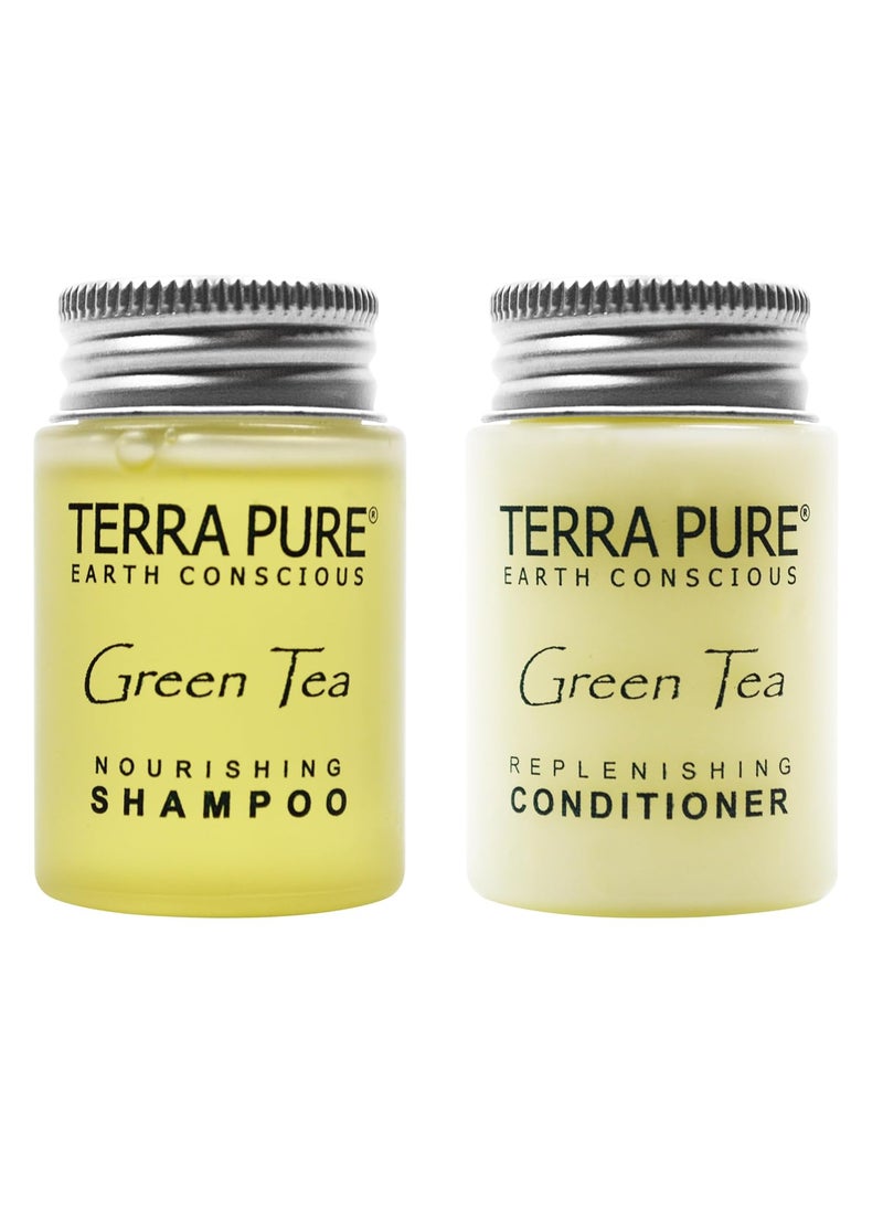 Terra Pure Shampoo and Conditioner Travel Size Hotel Amenities 1 oz Case of 300