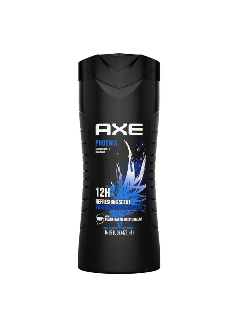 Axe Phoenix Crushed Mint and Rosemary Scent 2in1 Shampoo And Conditioner 16 fl oz Pack of 2