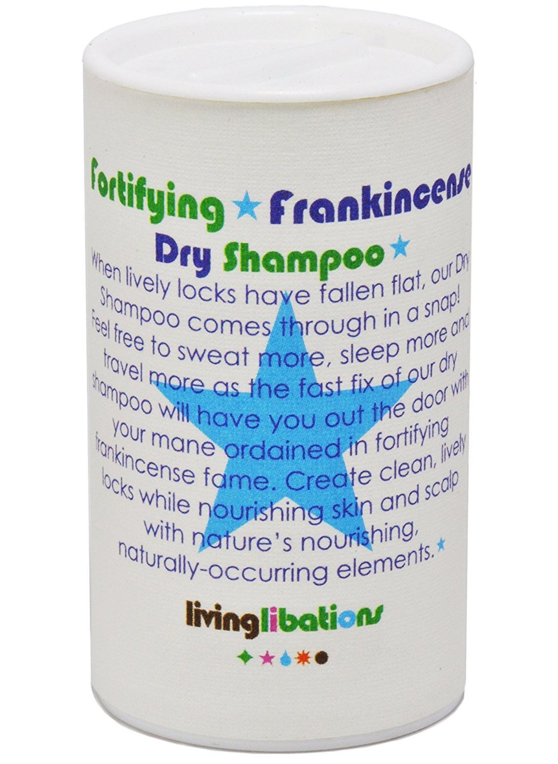 LIVING LIBATIONS  Organic Fortifying Frankincense Dry Shampoo  Natural Wildcrafted Vegan Clean Beauty 1 oz  30 ml