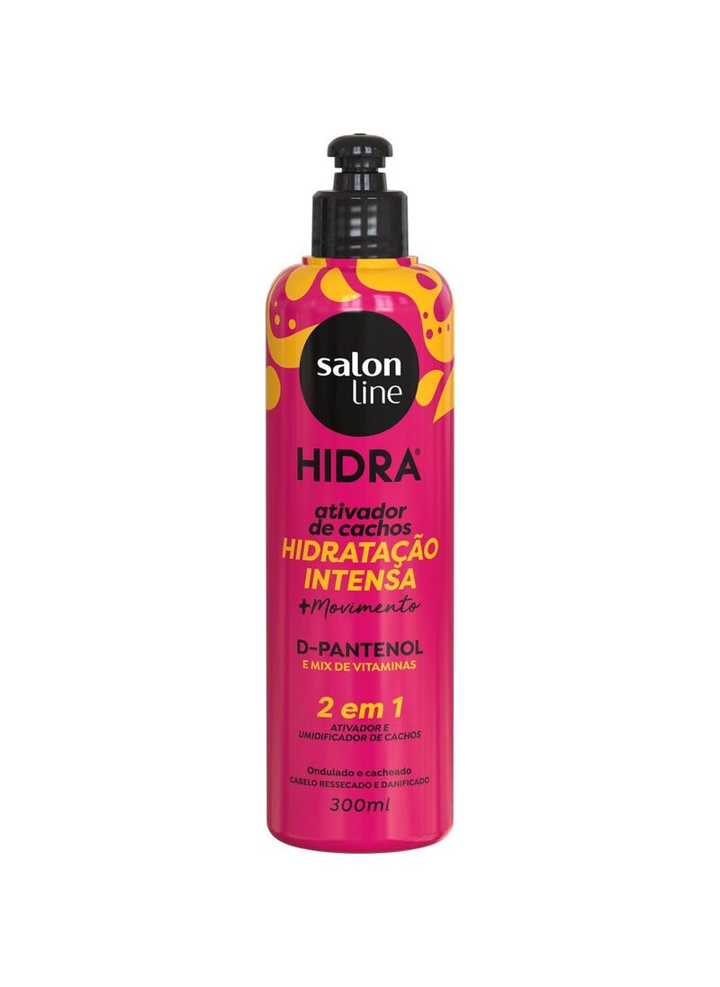 Salon Line  Linha Hidra DPantenol e Mix de Vitaminas  Ativador de Cachos Hidratacao Intensa 300 Ml  Hydra Dpanthenol  Vitamin Mix  Intense Moisturizing Curl Activator 1014 Fl Oz