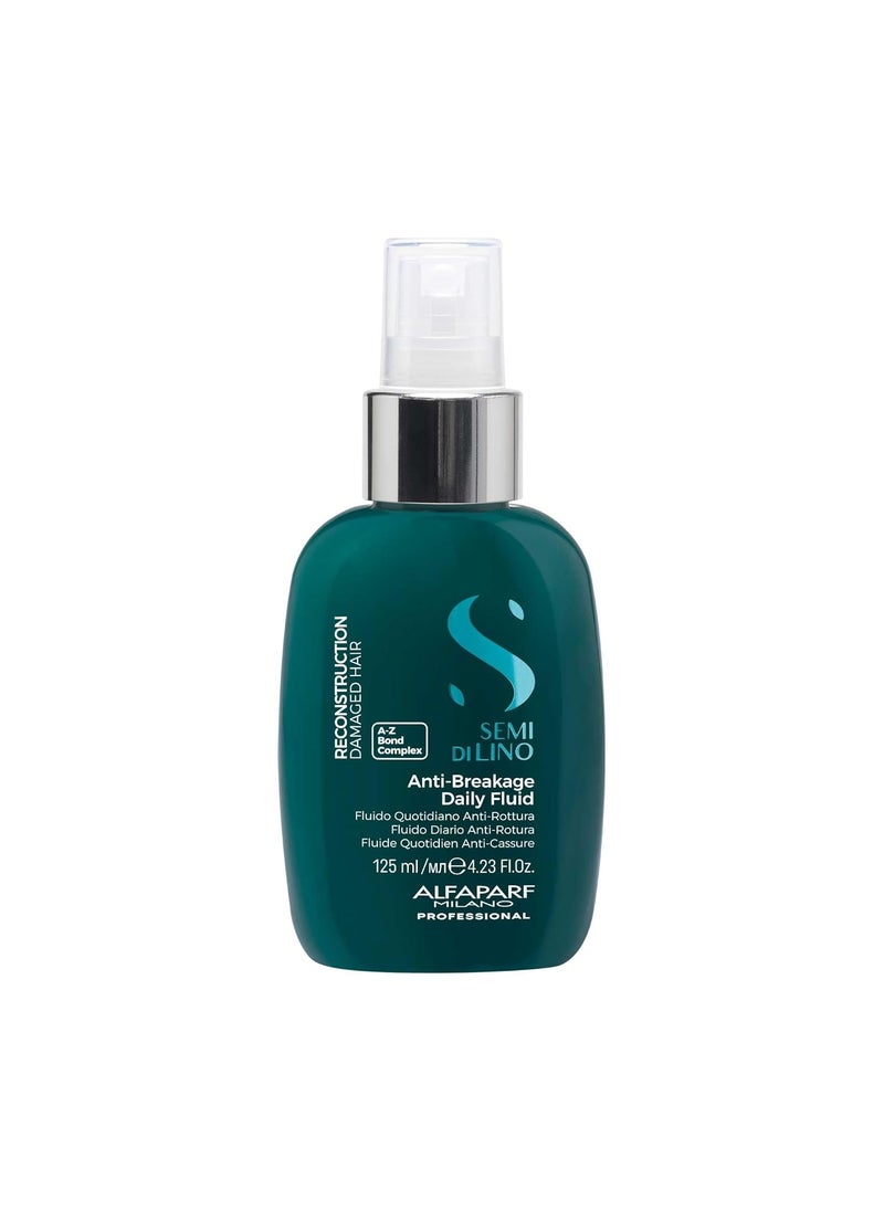 Alfaparf Milano Semi di Lino Reconstruction Reparative Anti Breakage Daily Fluid for Damaged Hair  Hair Breakage Treatment  Protects  Adds Shine  Thermal Protector  Fine Hair  Vegan  423 oz
