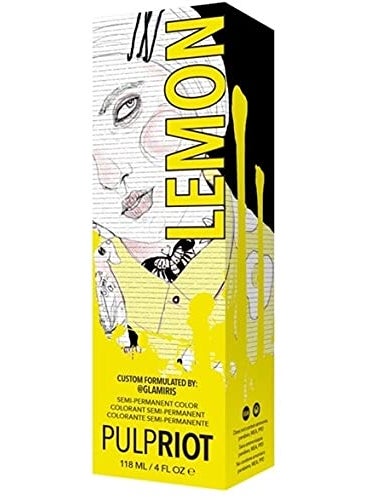 Pulp Riot SemiPermanent Hair Color 4oz Lemon