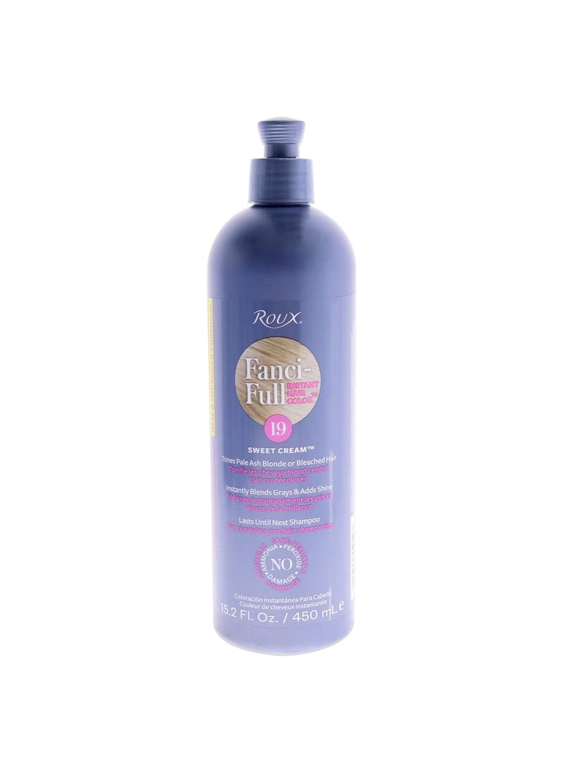 Roux FanciFull Rinse Instant Hair Color  19 Sweet Cream Hair Color Unisex 152 oz