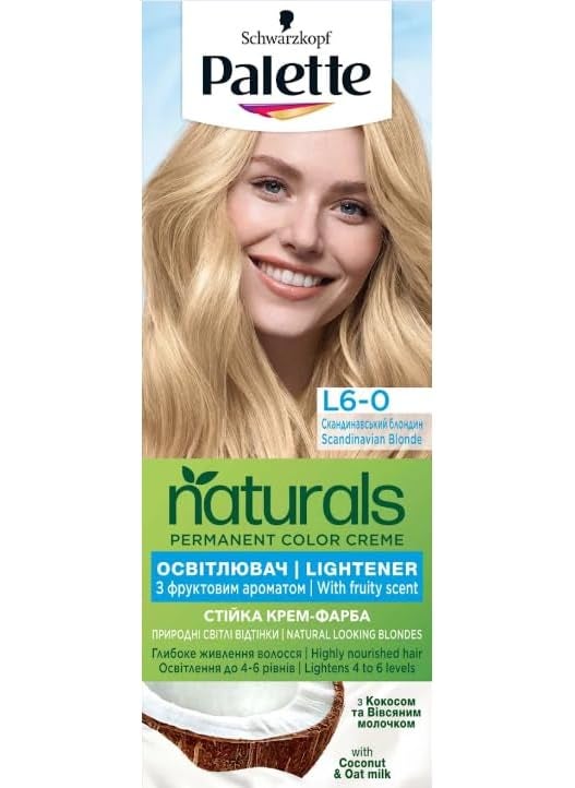 Palette Permanent Scandinavian Blonde Organic Salon Hair Colors 100