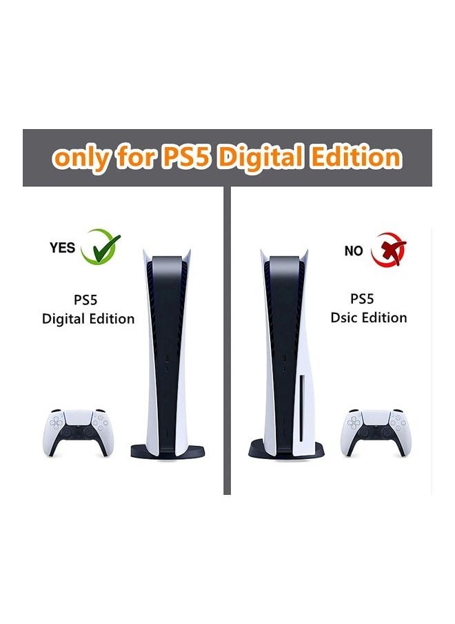 Printed Gaming Console and Controller Sticker Set For PS5 Digital Edition
