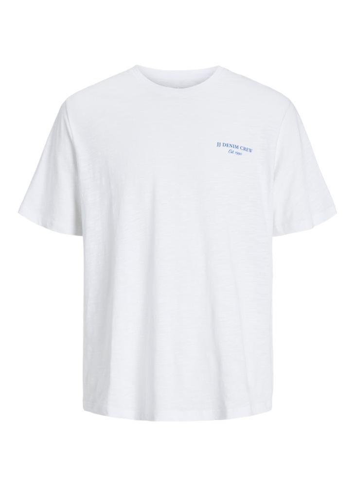 Jjjeff Monogram Detail Crew Neck T-Shirt
