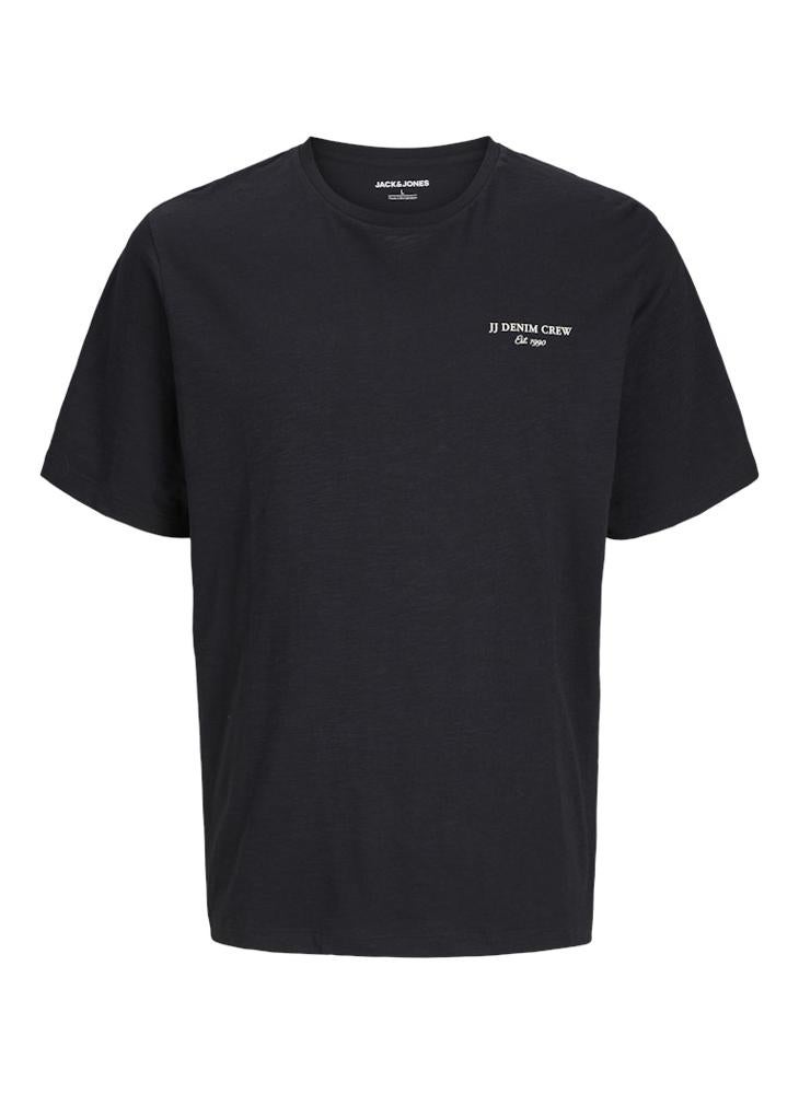 Jjjeff Monogram Detail Crew Neck T-Shirt