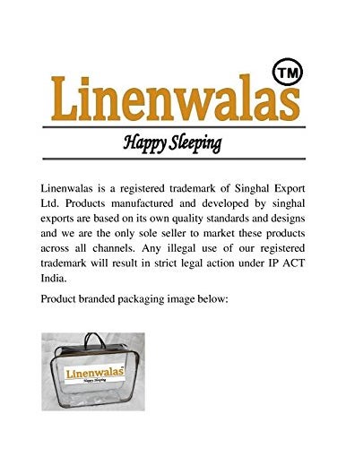 Linenwalas One Dozen Cotton 300 TC Duvet Covers, Comforter Cover, Rajai Cover, Blanket Cover, Quilt Cover in White Stripes-90