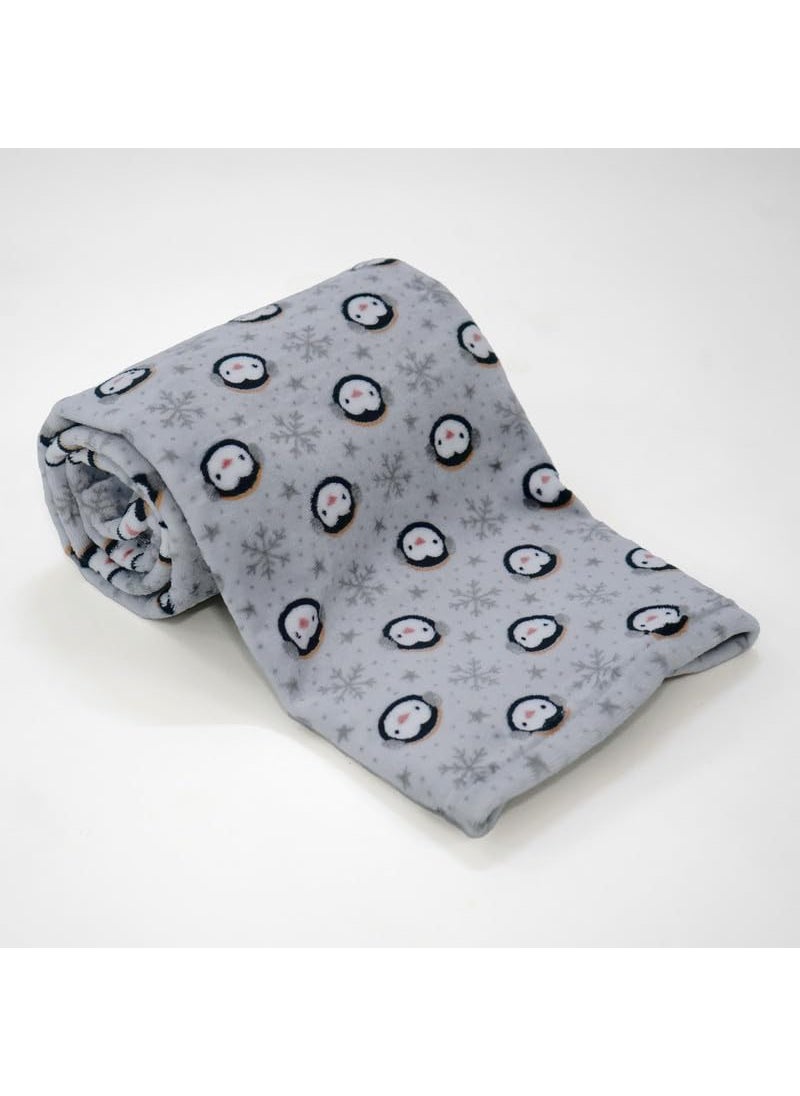 Florida All Season AC Baby Blanket Swaddler Wrapper Flannel Soft and Comfortable for 0-5 Years Baby Girls and Boys with Monkey Print-Monkey Grey