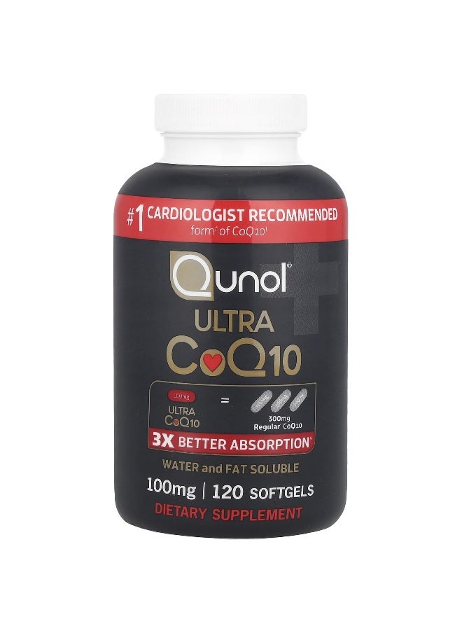 Qunol, Ultra CoQ10, 100 mg, 120 Softgels