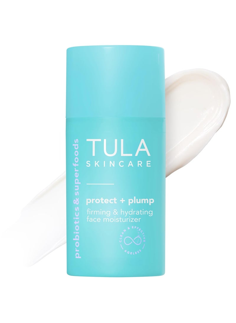 TULA Skin Care Protect  Plump Firming  Hydrating Face Moisturizer  SkincareFirst Daily Ageless Moisturizer Minimizes the Look of Wrinkles  Fine Lines 16 oz